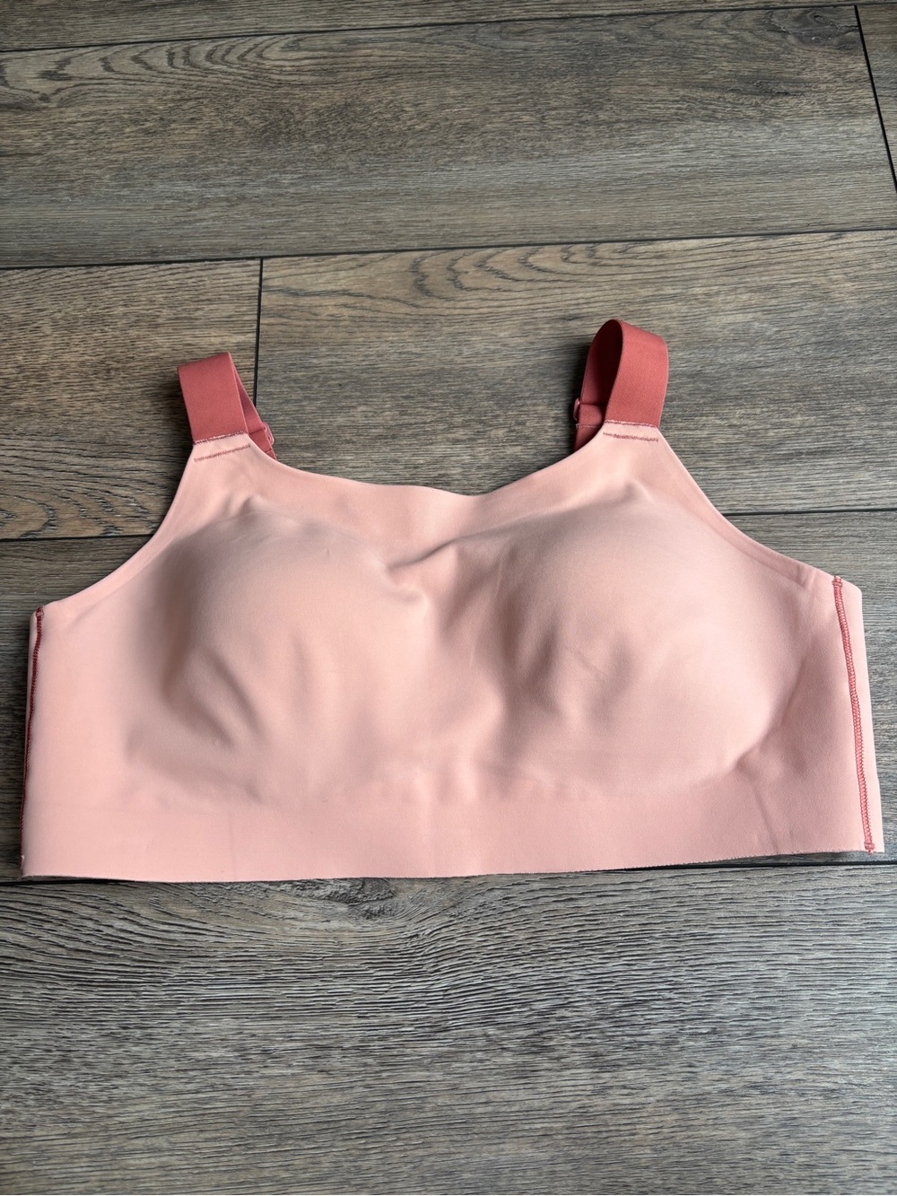 Duluth Trading Co. High-Impact Bonded Back-Clasp Sports Bra Pink Sz 12 #30570
